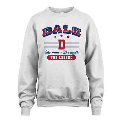 The Man The Myth The Legend With Your Name Shirt DALE M1-35