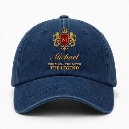 The Man The Myth The Legend Royal Blue Cap MICHAEL 13K1 C49PF