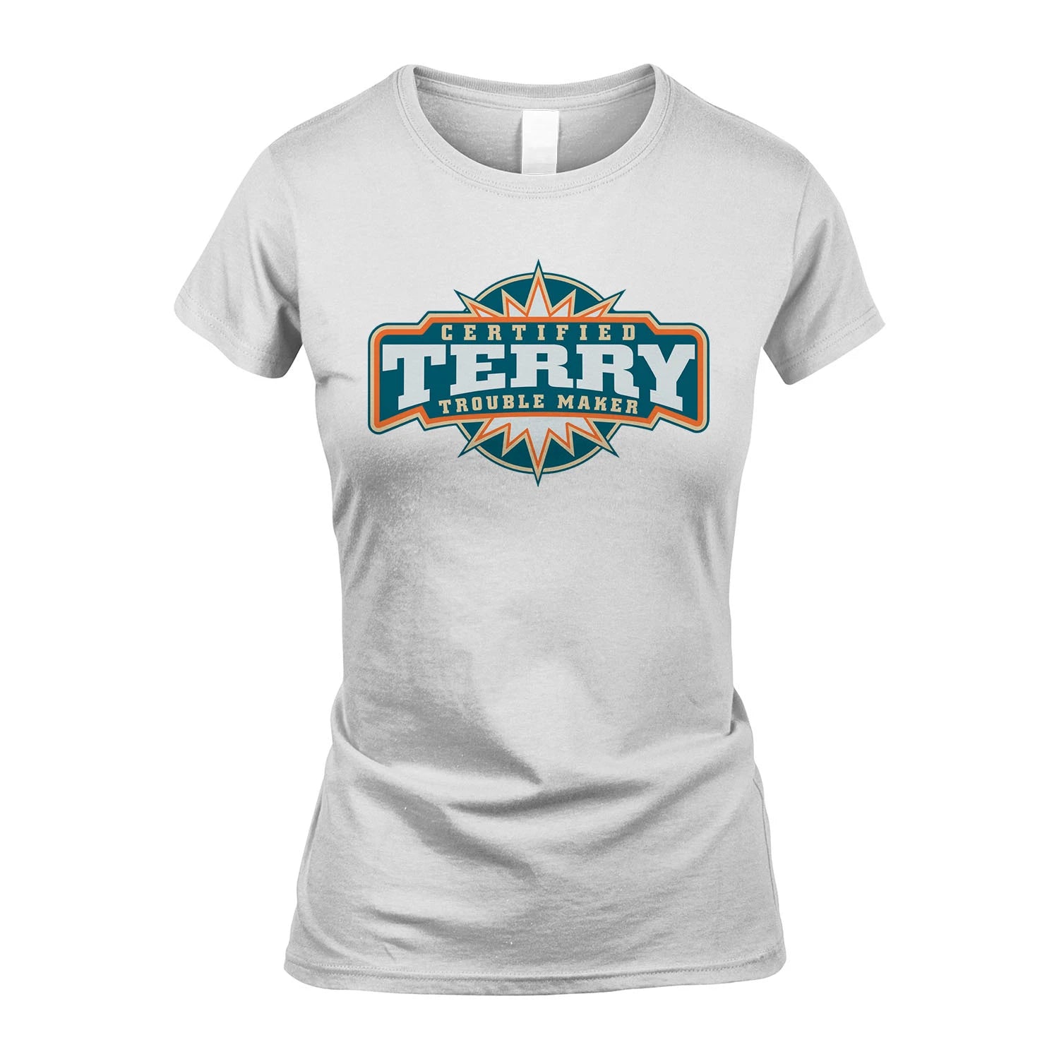 Certified Your Name Trouble Maker Shirt TERRY M1-36