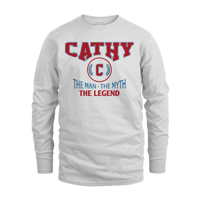 The Man The Myth The Legend Jet Style Shirt CATHY M1-9