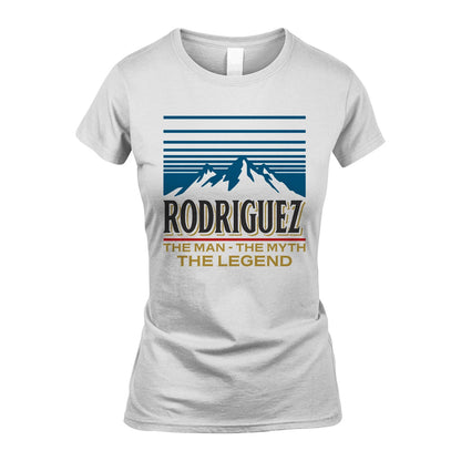 The Man The Myth The Legend Vintage Mountain Shirt RODRIGUEZ M1-19