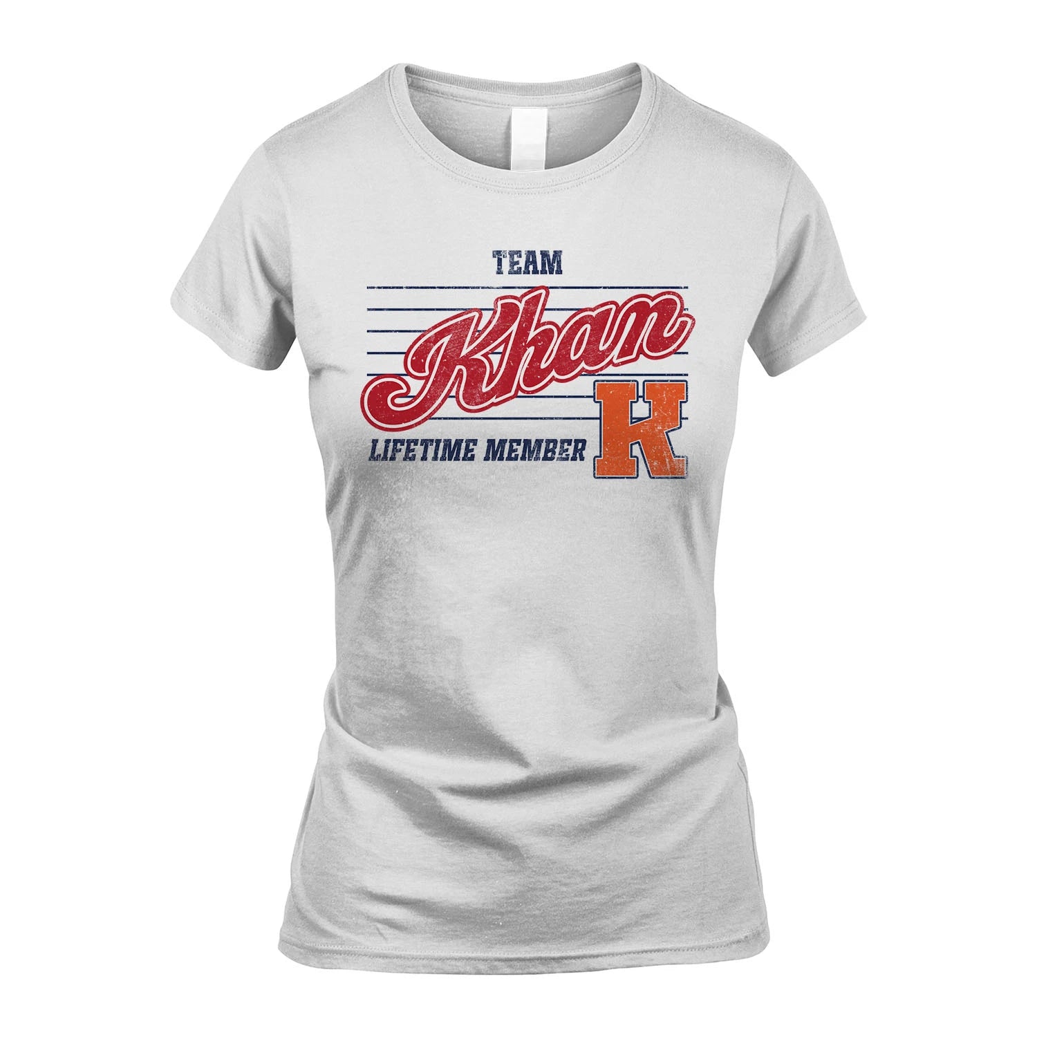 Team Your Name Lifetime Member Vintage Shirt KHAN M1-24