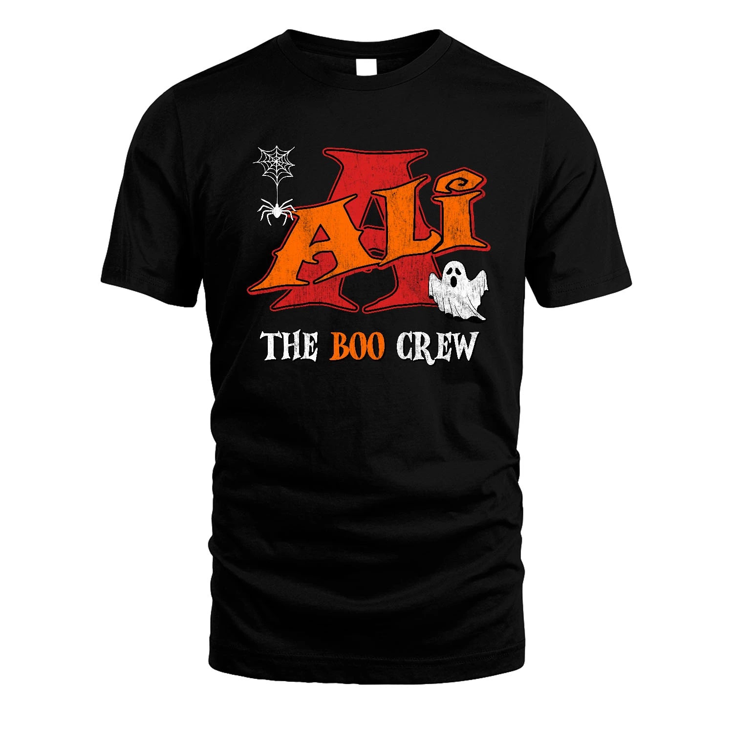 The Boo Crew Halloween Custom Name Shirt ALI M1-22