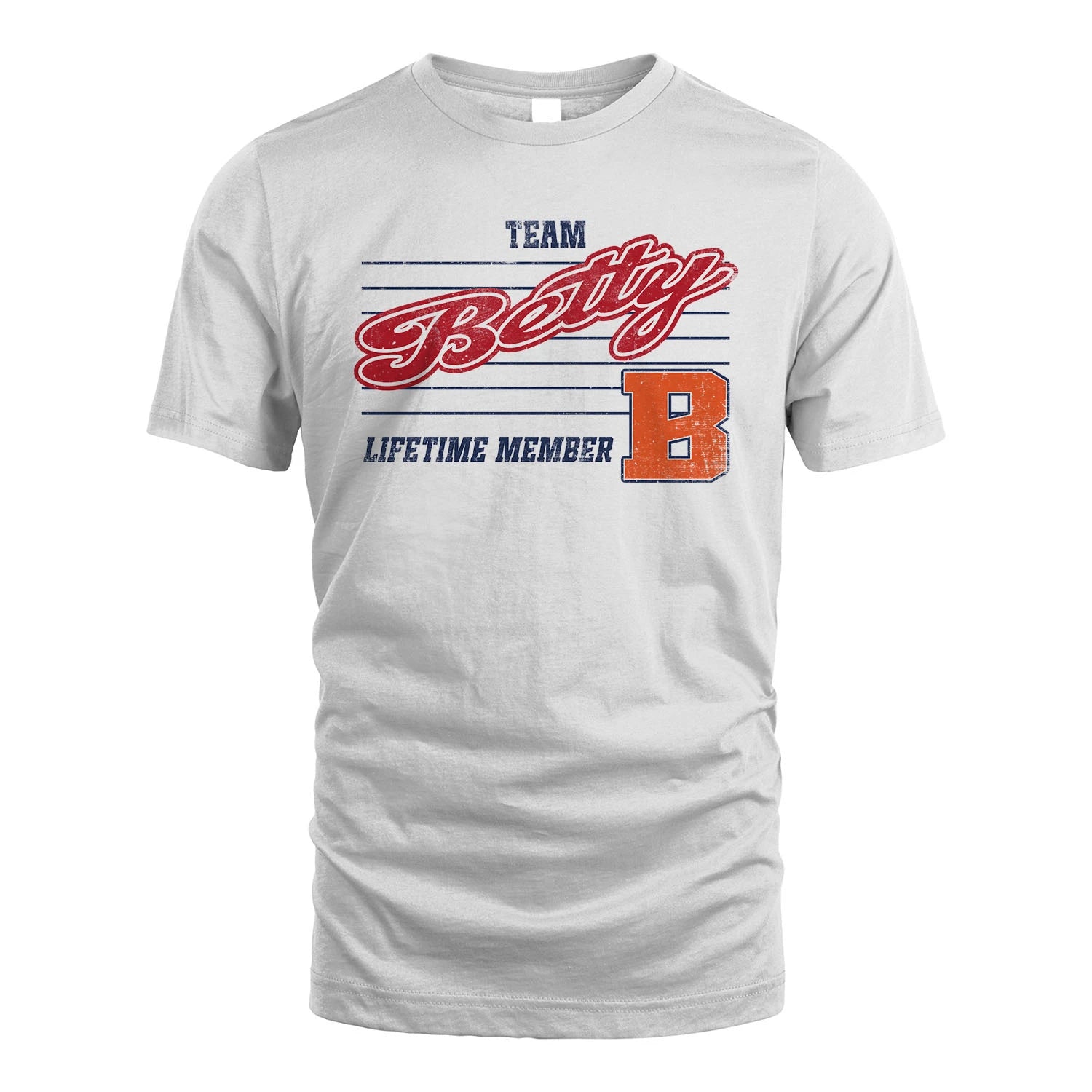 Team Your Name Lifetime Member Vintage Shirt BETTY M1-24