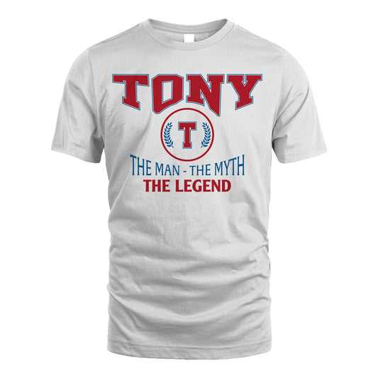The Man The Myth The Legend Jet Style Shirt TONY M1-9