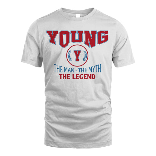 The Man The Myth The Legend Jet Style Shirt YOUNG M1-9
