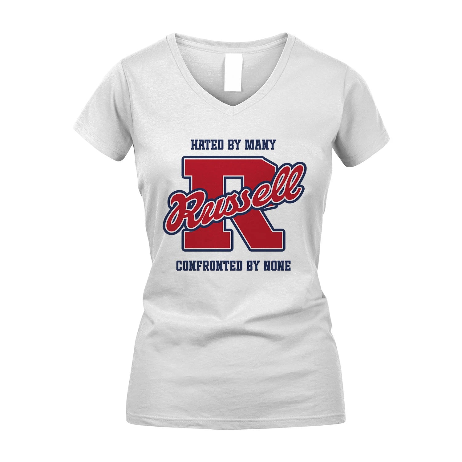 Hated By Many Confronted By None Personalized Name Shirt RUSSELL M1-8