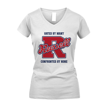 Hated By Many Confronted By None Personalized Name Shirt RUSSELL M1-8