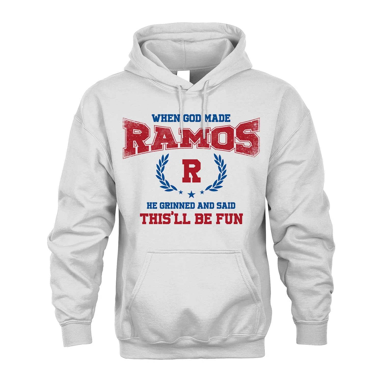 When God Made He Grinned And Said This'll Be Fun Shirt RAMOS M1-12