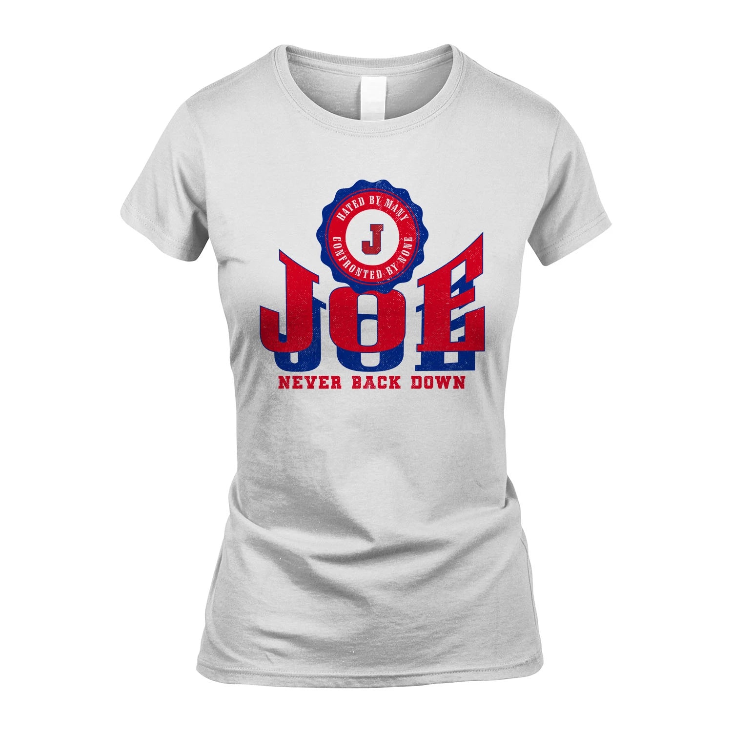 Your Name Never Back Down Shirt JOE M1-33