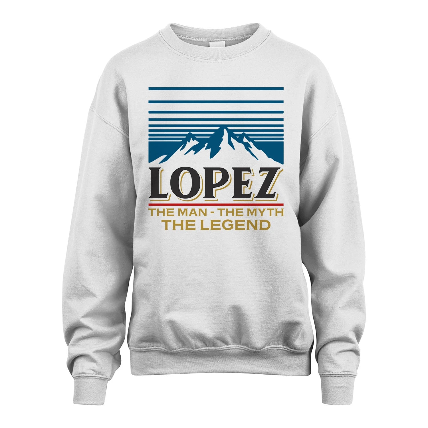 The Man The Myth The Legend Vintage Mountain Shirt LOPEZ M1-19