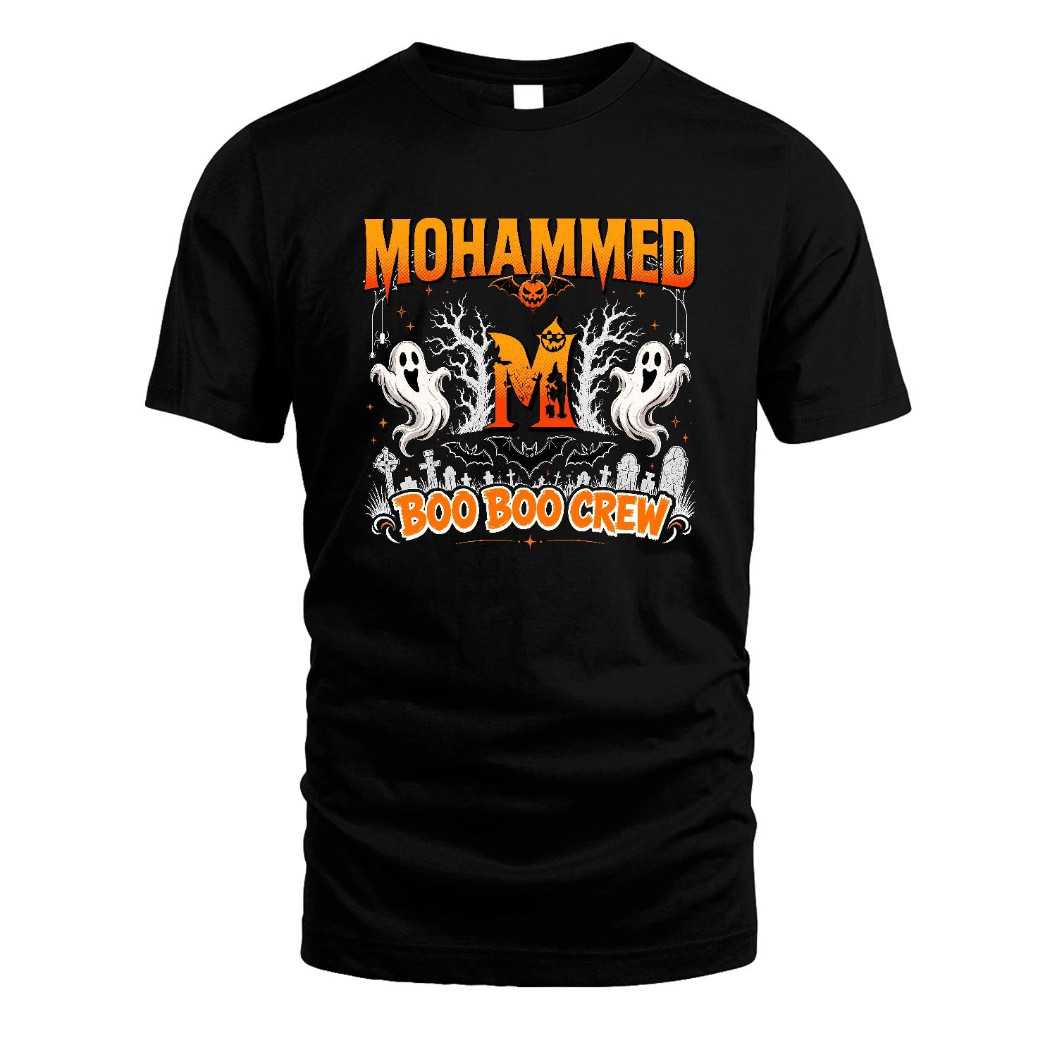 Boo Boo Crew Halloween Custom Name Shirt MOHAMMED M1-28
