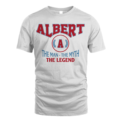 The Man The Myth The Legend Jet Style Shirt ALBERT M1-9