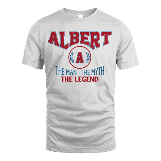The Man The Myth The Legend Jet Style Shirt ALBERT M1-9