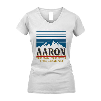 The Man The Myth The Legend Vintage Mountain Shirt AARON M1-19