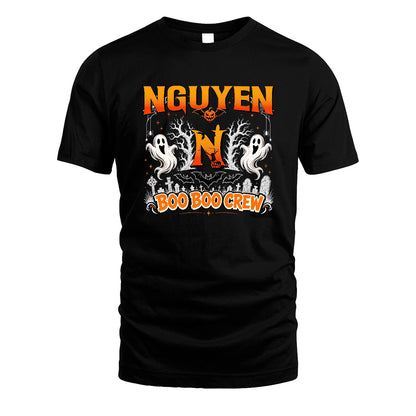Boo Boo Crew Halloween Custom Name Shirt NGUYEN M1-28