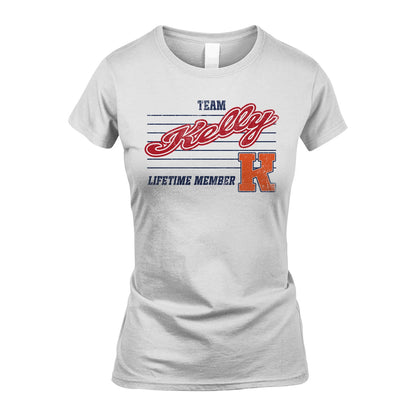 Team Your Name Lifetime Member Vintage Shirt KELLY M1-24