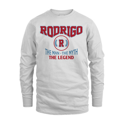 The Man The Myth The Legend Jet Style Shirt RODRIGO M1-9