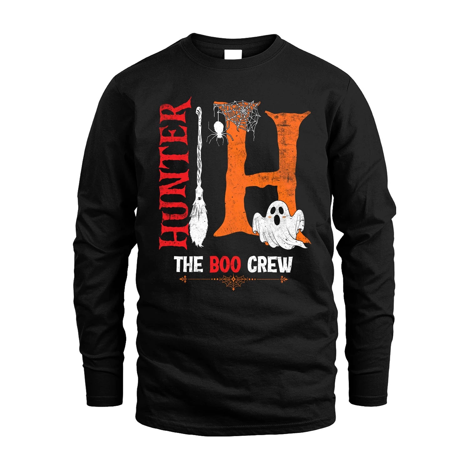 The Boo Crew Halloween With Your Name Shirt HUNTER M1-23