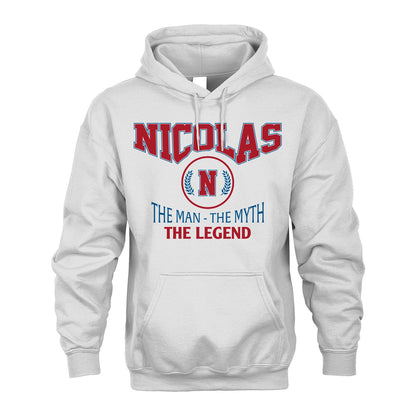 The Man The Myth The Legend Jet Style Shirt NICOLAS M1-9
