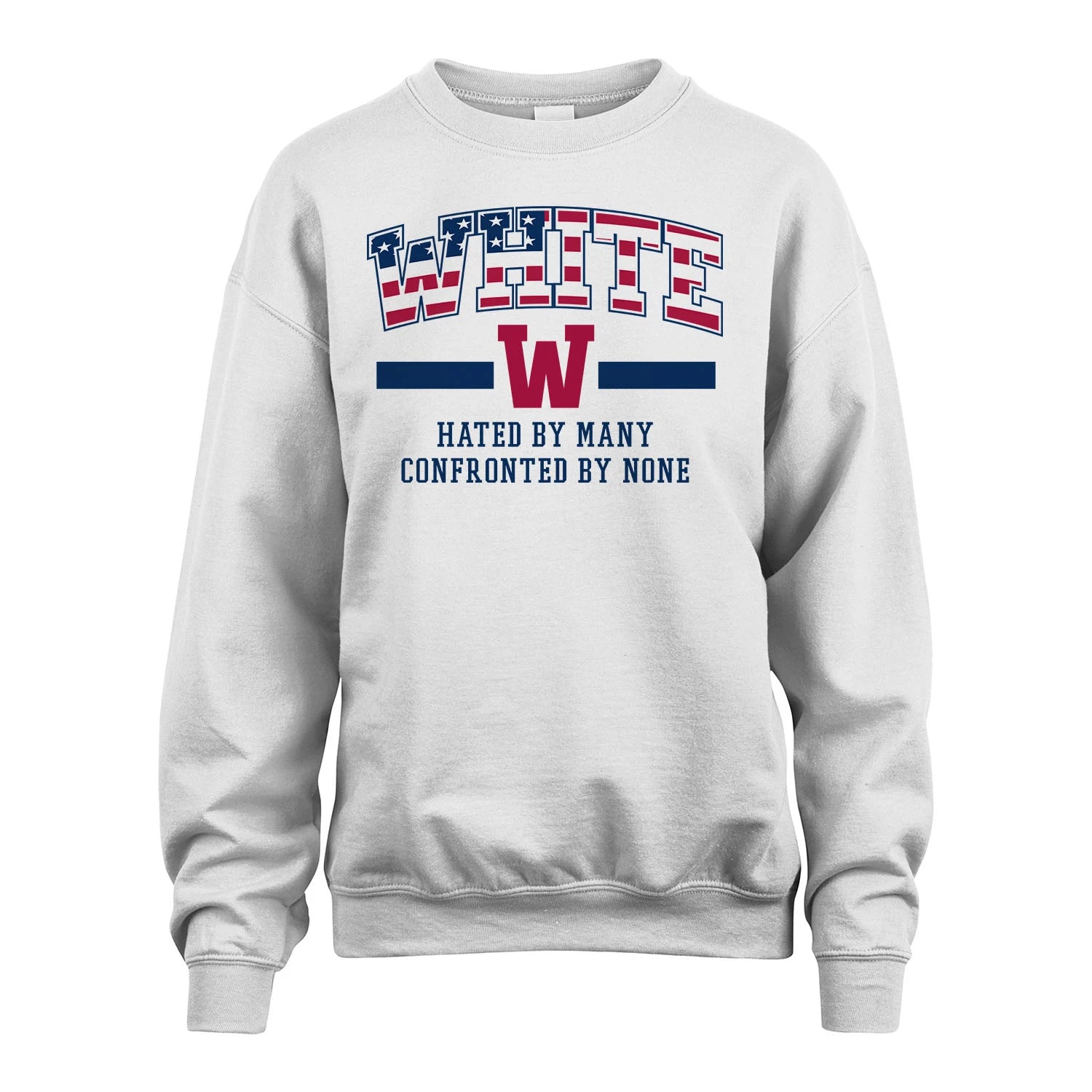 Hated By Many Confronted By None America Shirt WHITE M1-10