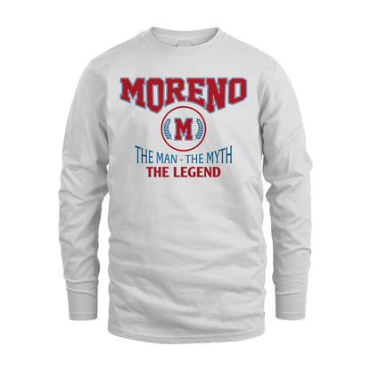 The Man The Myth The Legend Jet Style Shirt MORENO M1-9