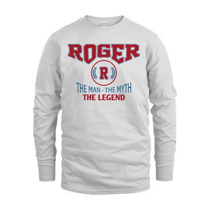 The Man The Myth The Legend Jet Style Shirt ROGER M1-9