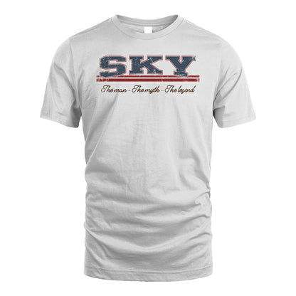 The Man The Myth The Legend Vintage Shirt SKY M1-6