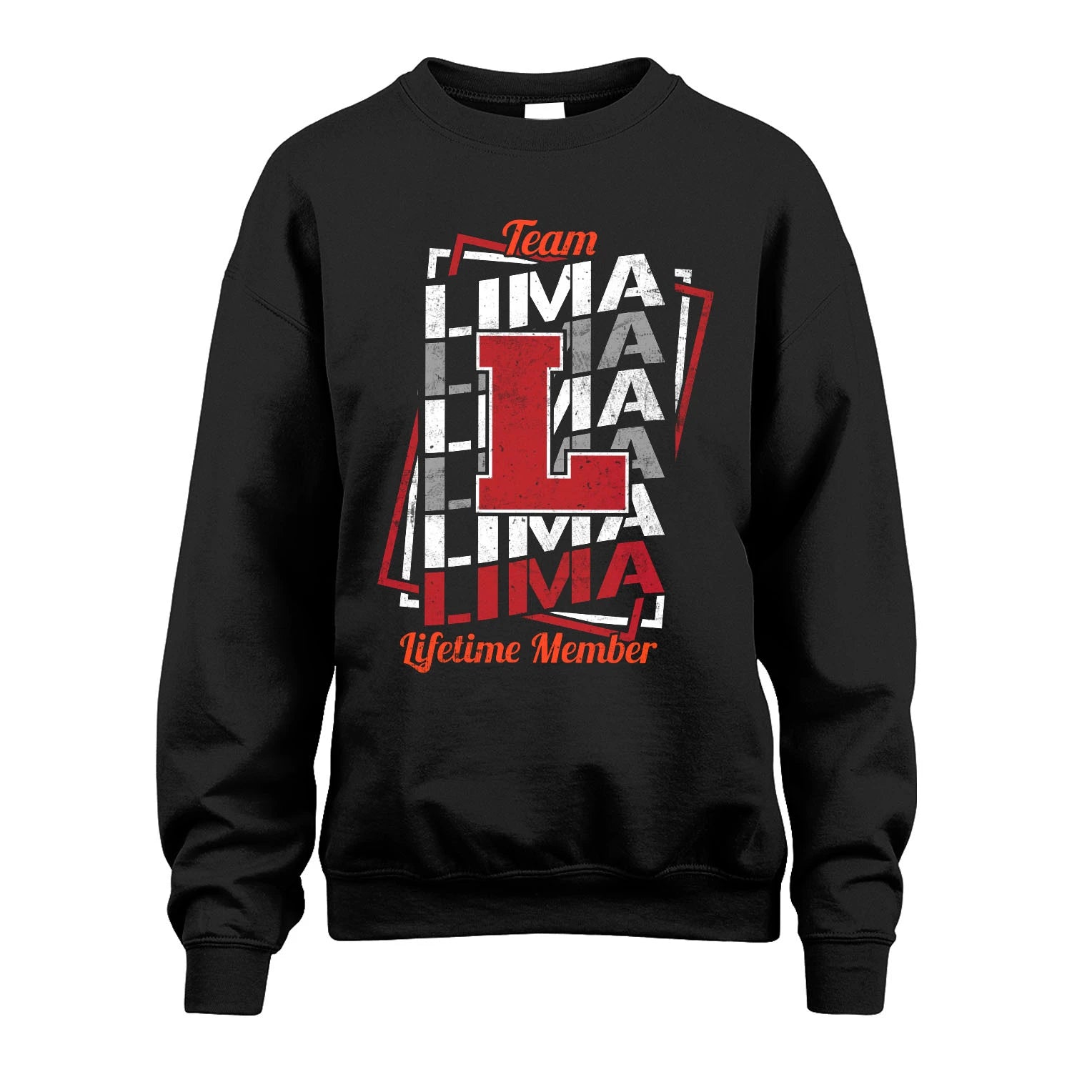 Team Your Name Lifetime Member Sporty Shirt LIMA M1-25