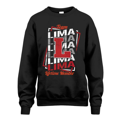 Team Your Name Lifetime Member Sporty Shirt LIMA M1-25
