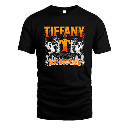 Boo Boo Crew Halloween Custom Name Shirt TIFFANY M1-28