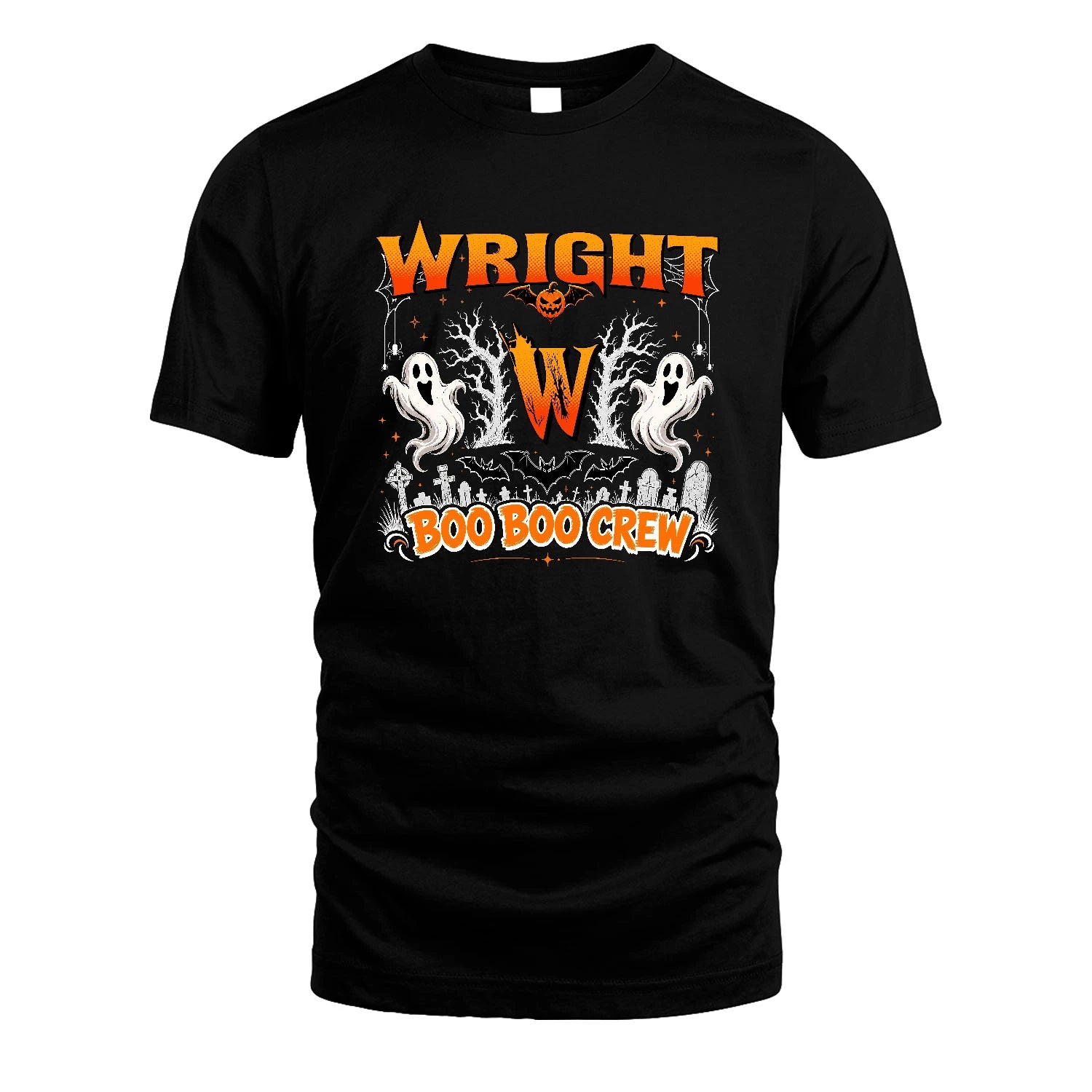 Boo Boo Crew Halloween Custom Name Shirt WRIGHT M1-28