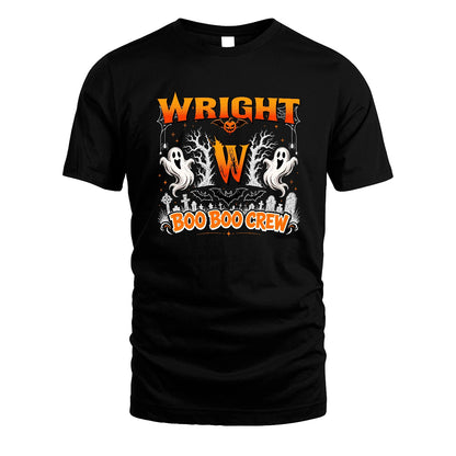 Boo Boo Crew Halloween Custom Name Shirt WRIGHT M1-28
