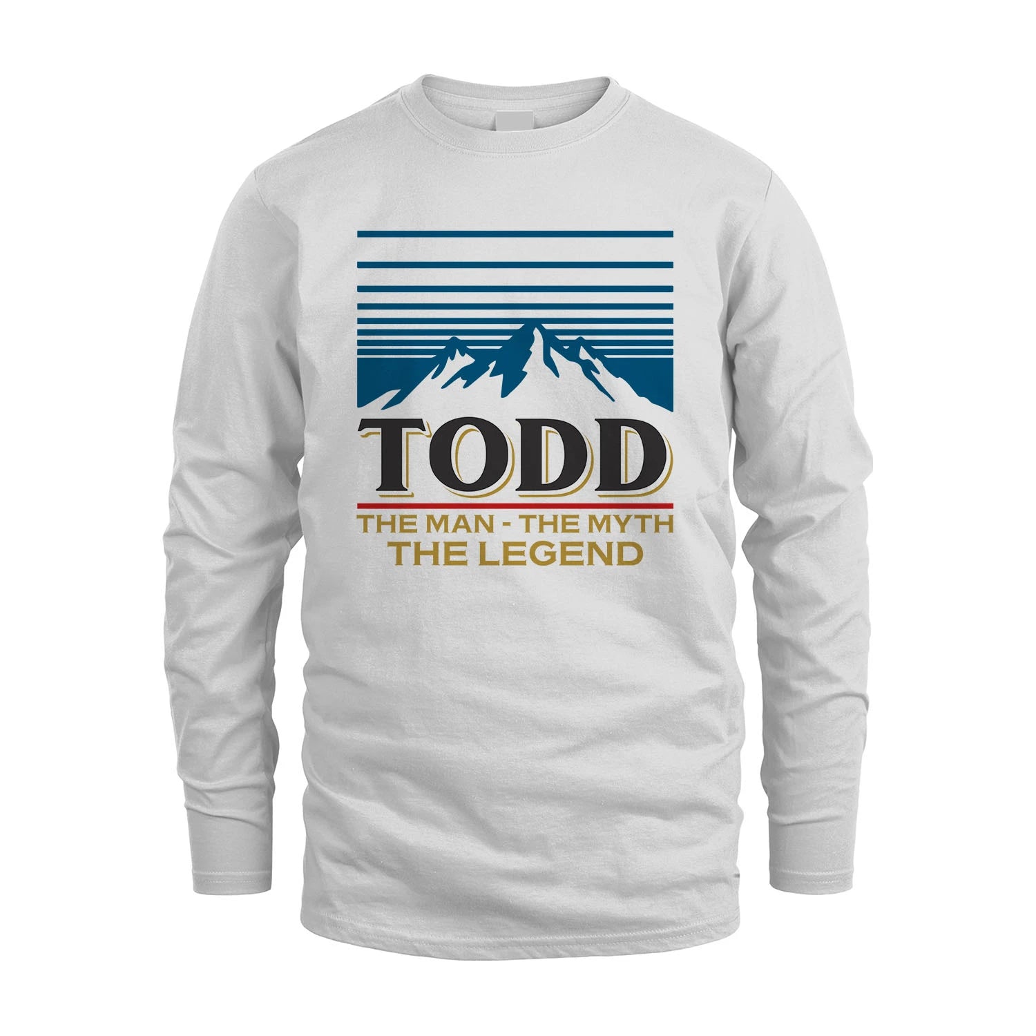 The Man The Myth The Legend Vintage Mountain Shirt TODD M1-19