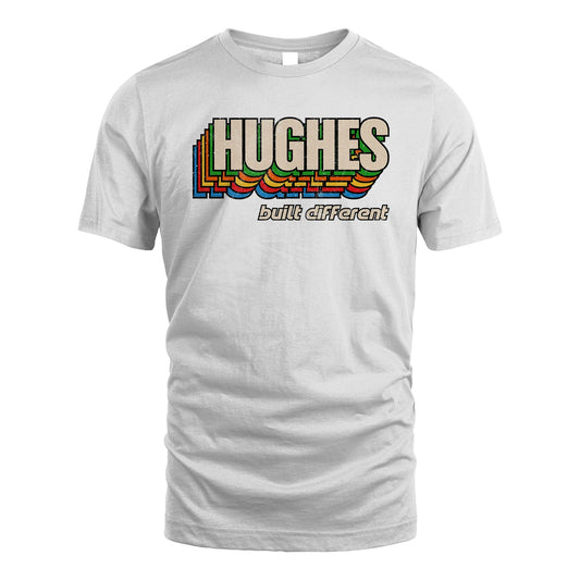 Your Name Built Different Retro Shirt HUGHES M1-26