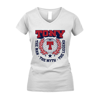 The Man The Myth The Legend Logo Shirt TONY M1-30