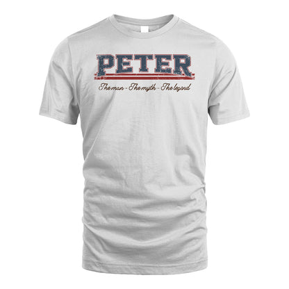 The Man The Myth The Legend Vintage Shirt PETER M1-6