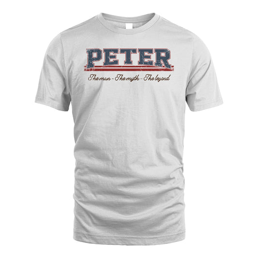 The Man The Myth The Legend Vintage Shirt PETER M1-6