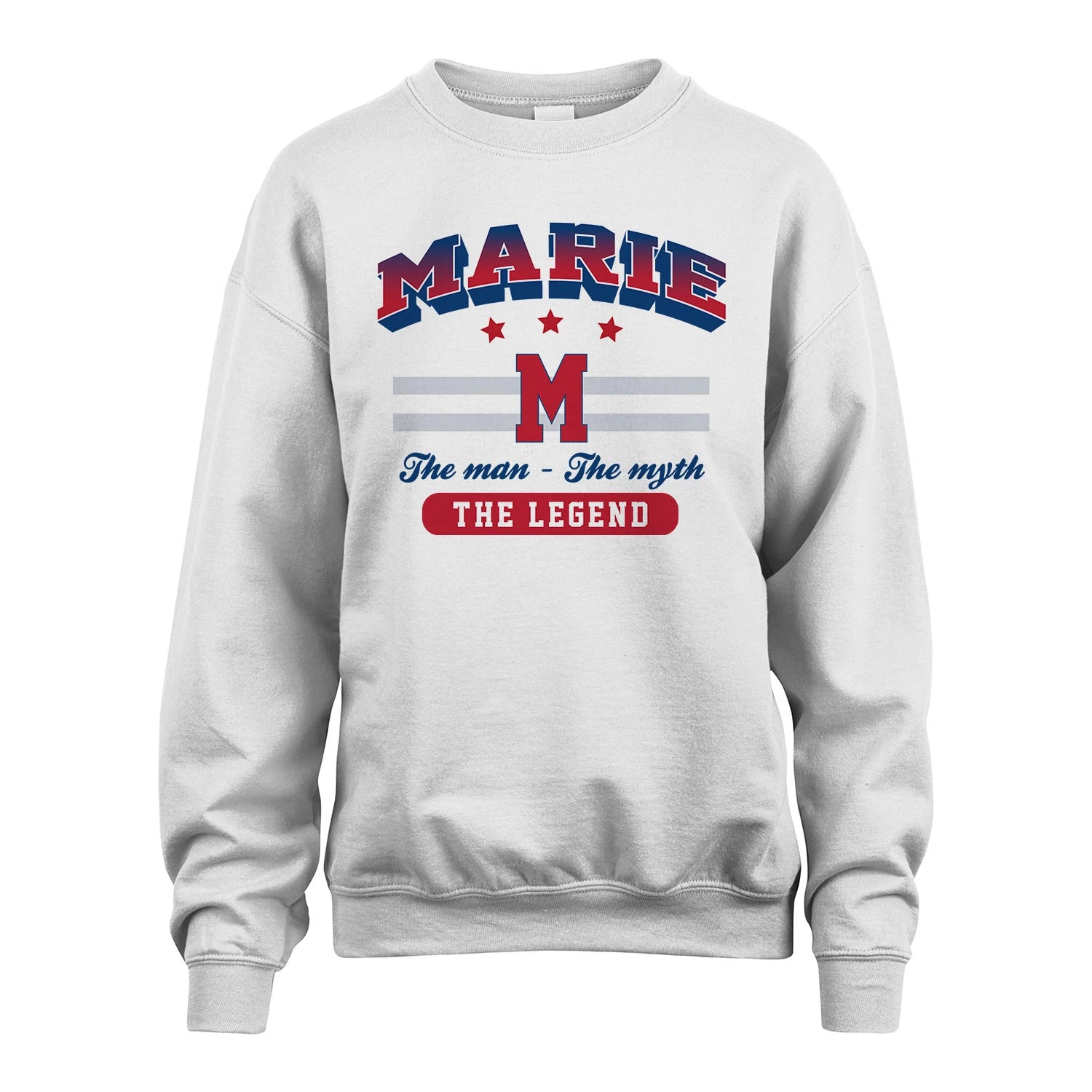 The Man The Myth The Legend With Your Name Shirt MARIE M1-35