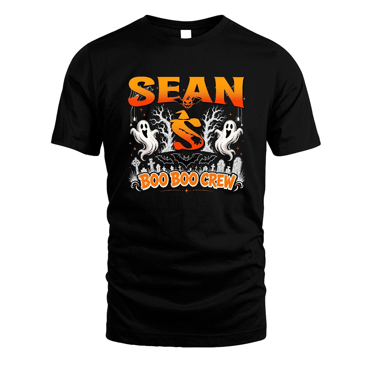 Boo Boo Crew Halloween Custom Name Shirt SEAN M1-28