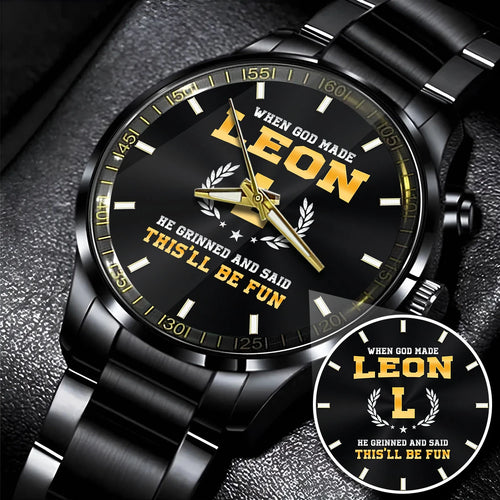 When God Made He Grinned And Said This'll Be Fun Watch LEON M1-W7