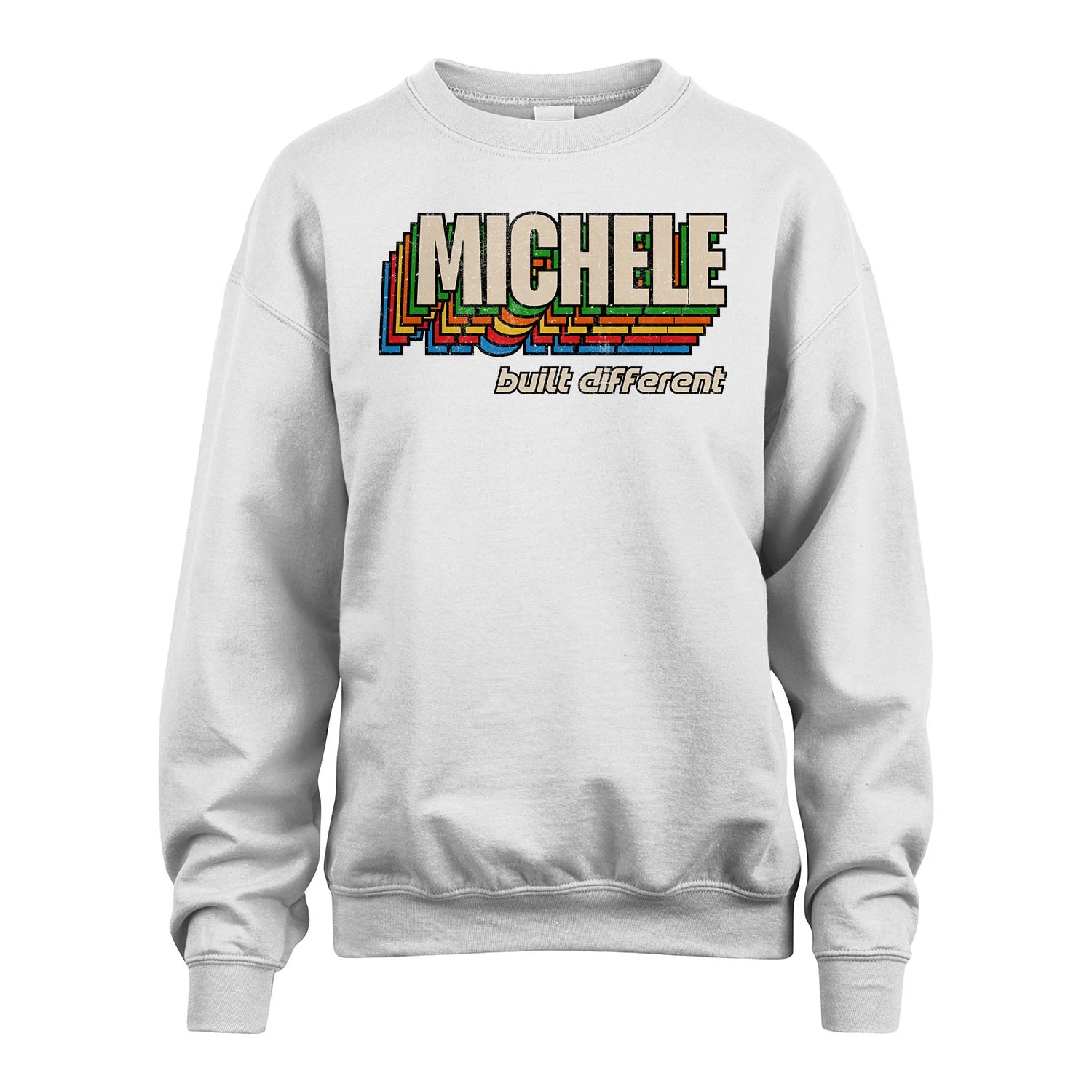 Your Name Built Different Retro Shirt MICHELE M1-26