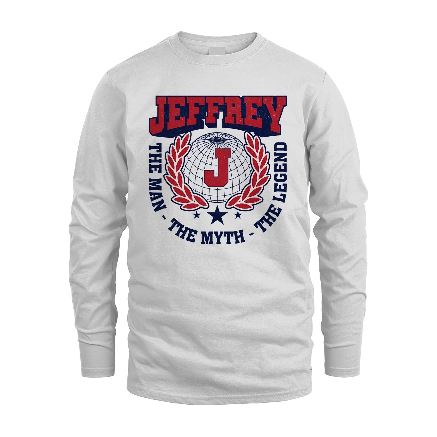 The Man The Myth The Legend Logo Shirt JEFFREY M1-30
