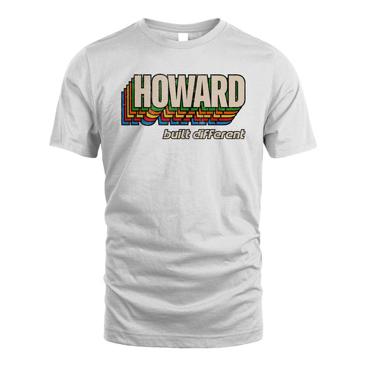 Your Name Built Different Retro Shirt HOWARD M1-26