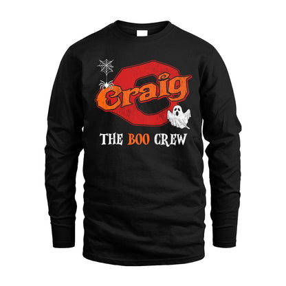 The Boo Crew Halloween Custom Name Shirt CRAIG M1-22