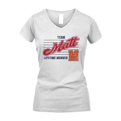 Team Your Name Lifetime Member Vintage Shirt MATT M1-24