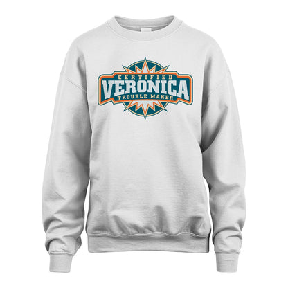 Certified Your Name Trouble Maker Shirt VERONICA M1-36