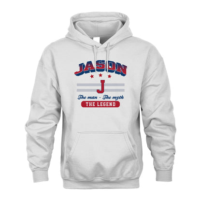 The Man The Myth The Legend With Your Name Shirt JASON M1-35
