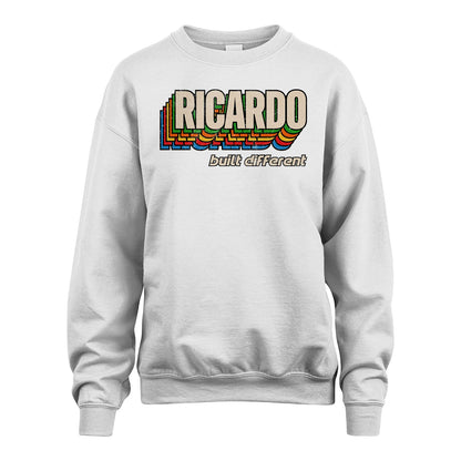 Your Name Built Different Retro Shirt RICARDO M1-26