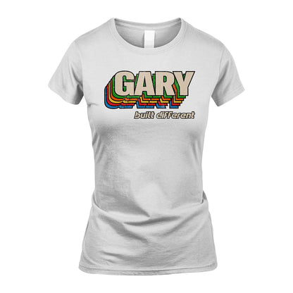 Your Name Built Different Retro Shirt GARY M1-26